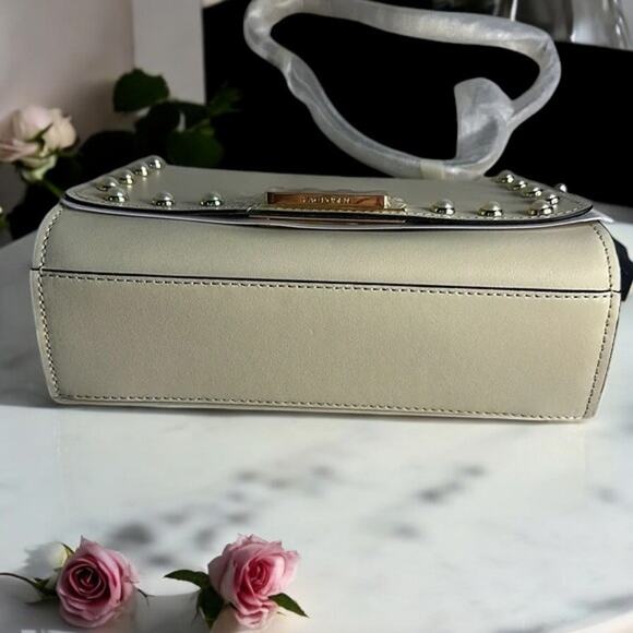 NWT - ZAC Zac Posen Bridette Belted Mini Crossbody Handbag in Dove - Picture 8 of 9